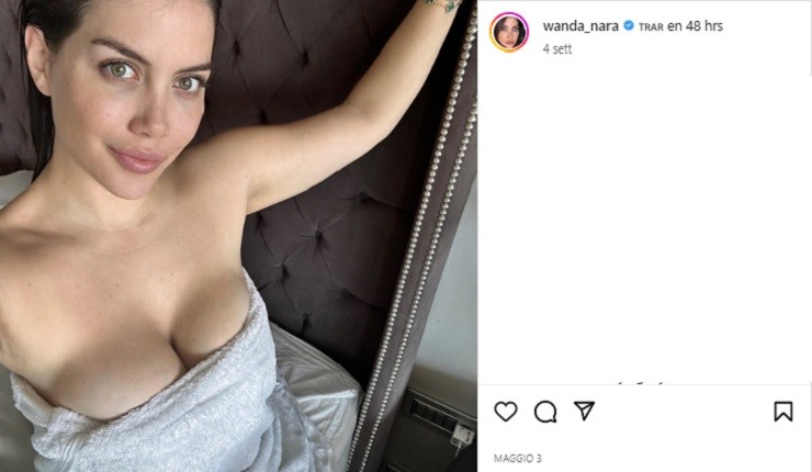 Wanda Nara sensuale